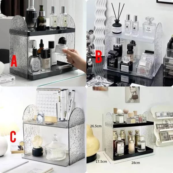 2Tier Acrylic Storage Rack