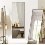Wall-mounted full-length mirror