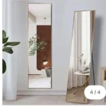 Bedroom mirror with frame