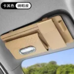 Auto visor organizer with pen slot