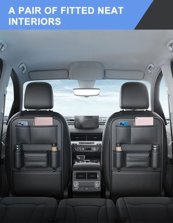 All-in-one car back seat organizer
