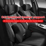 Car headrest and lumbar support