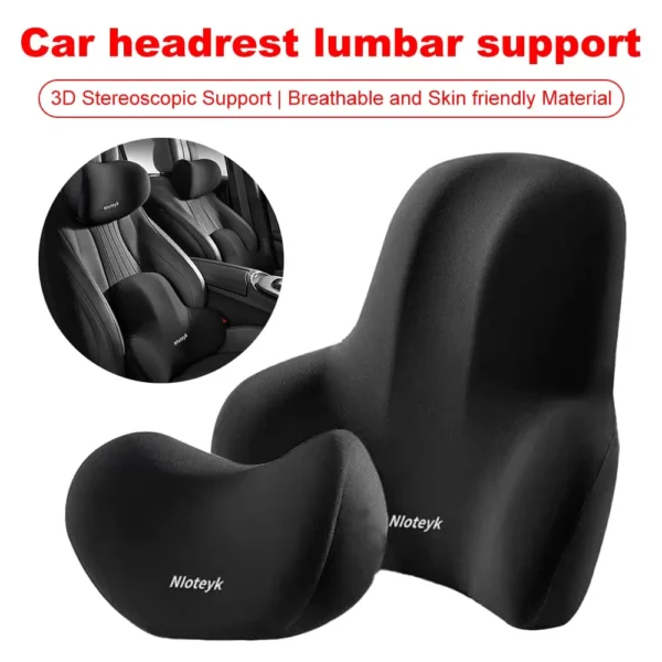 Memory foam car pillow