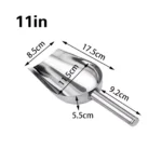 Food-grade metal scooper