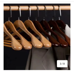 clothes hangers wood