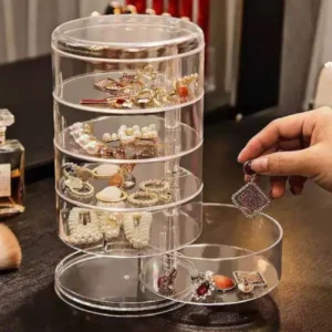 Rotatable Jewelry Storage Box