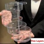 Clear acrylic jewelry display