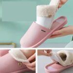 Fluffy cotton slippers