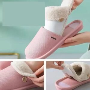 Fluffy cotton slippers