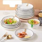 18pcs Japanese Ceramic Dinner Set