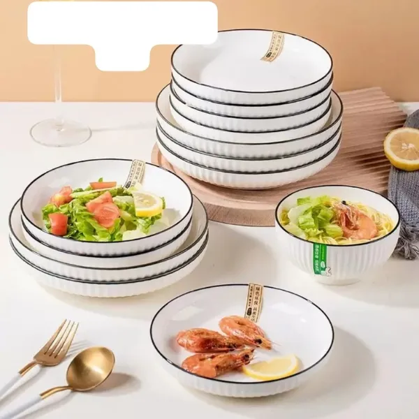 18pcs Japanese Ceramic Dinner Set