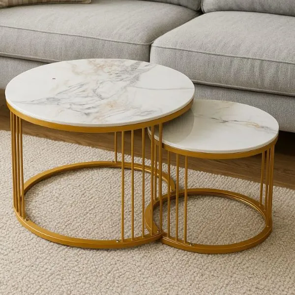 Marble Nesting Stool