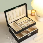 PU leather jewelry case