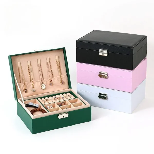 Exquisite Large Capacity Travel Jewelry Bag