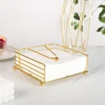 Luxury gold napkin holder