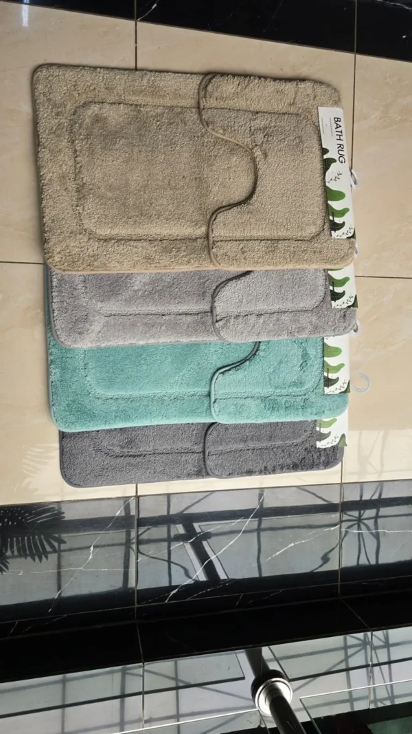 Soft toilet mats set