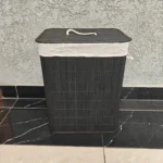 Foldable Bamboo Laundry Basket 3 Space-saving laundry basket