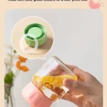 Overnight oats glass jar