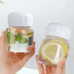 Juice and milk glass cups