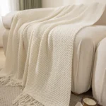 Warm sofa blanket