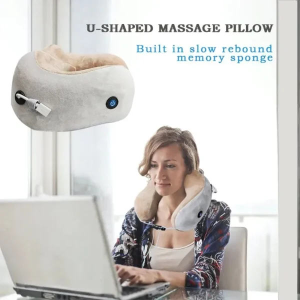 Electric cervical spine massager