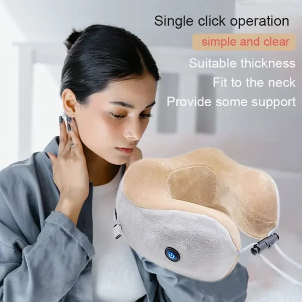 Neck pillow massager