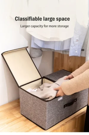Foldable linen organizer