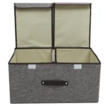 Foldable closet storage box