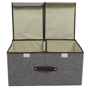 Foldable closet storage box
