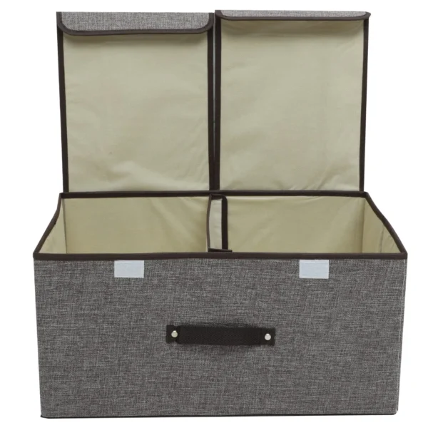 Foldable closet storage box