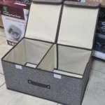 Double cover storage container