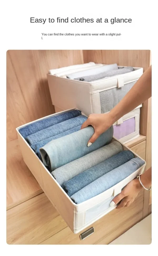 Visible closet organizer