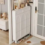 Slim Bucket Flip Shoe Cabinet