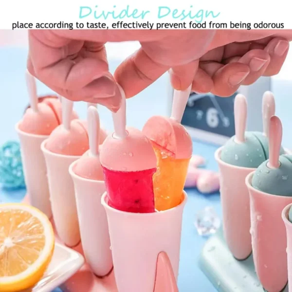 Cartoon popsicle molds