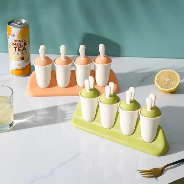 Reusable ice lolly molds