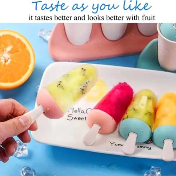 Homemade frozen dessert molds