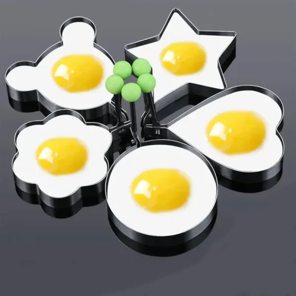 Shaped egg cooking ring
