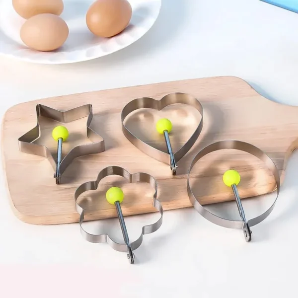 Stainless steel egg shaper