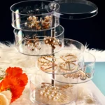 Rotatable jewelry storage box