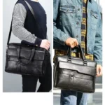 Black laptop briefcase