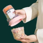 Leak-proof salad cup