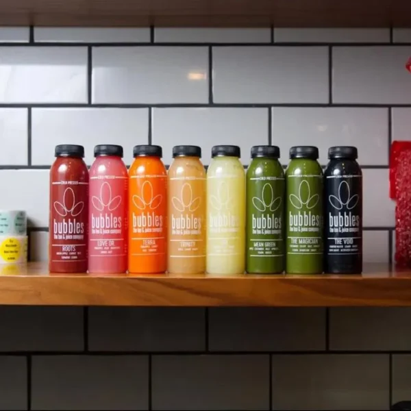4pcs Reusable Glass Juice Bottles