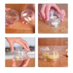 Manual garlic masher