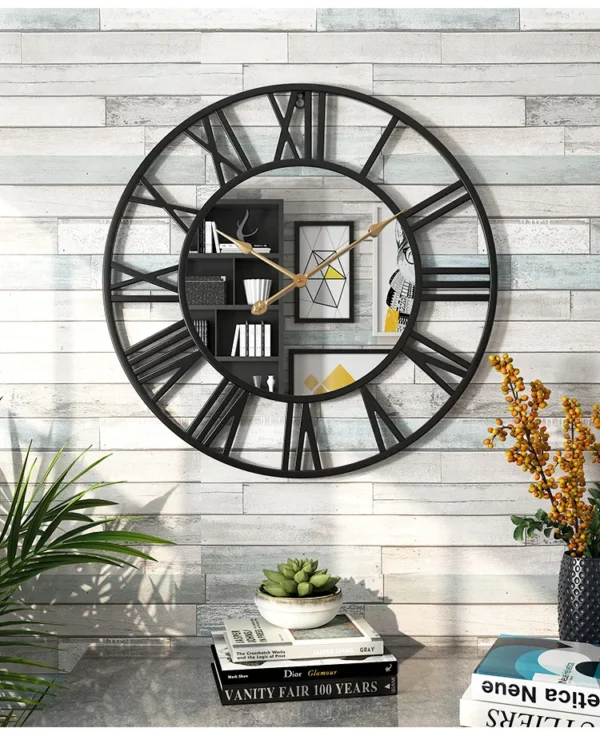 Roman numeral wall clock