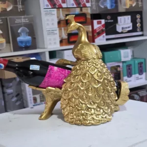 peacock wine holder