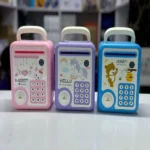 Coin and note counting piggy bank