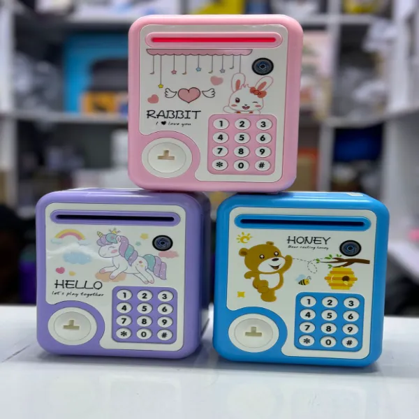 Educational piggy bank for children