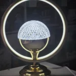 golden LED desk lamp