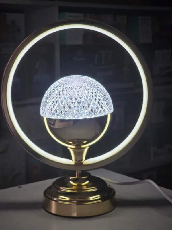 golden LED desk lamp