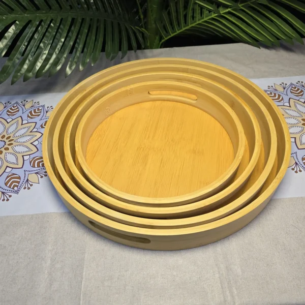 4 in 1 Multi-functional Bamboo Trays